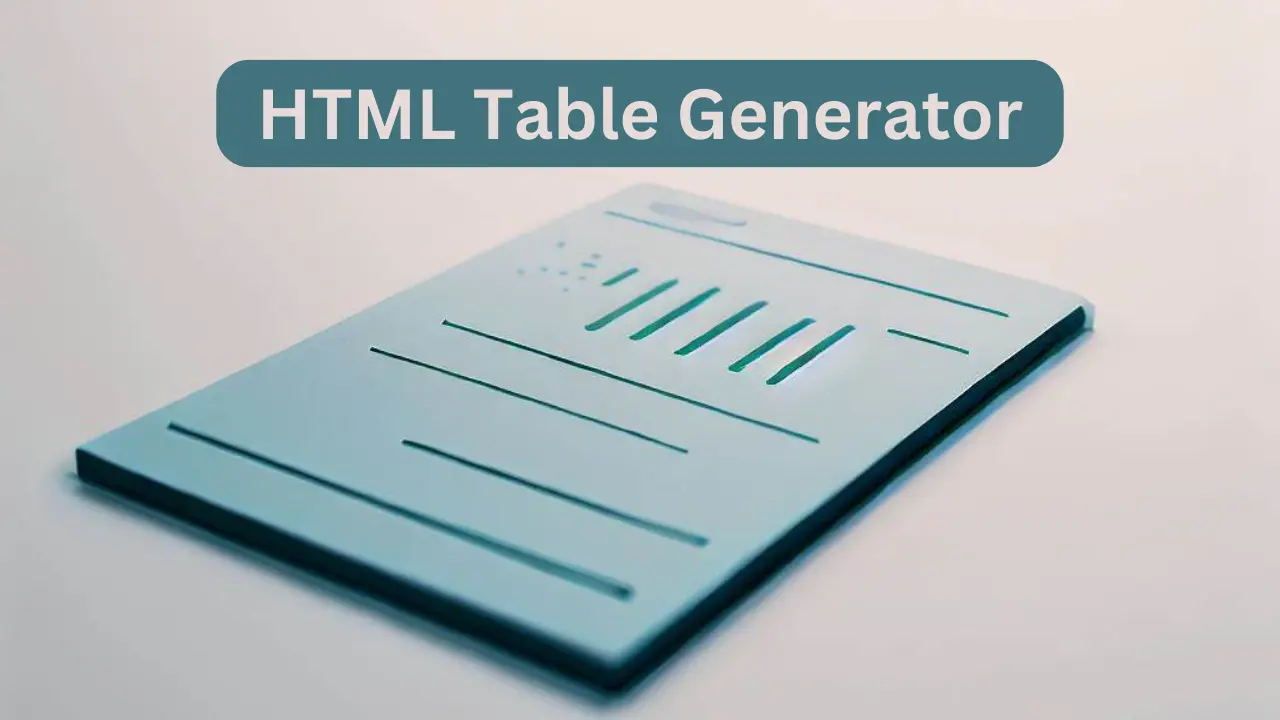 html-table-generator